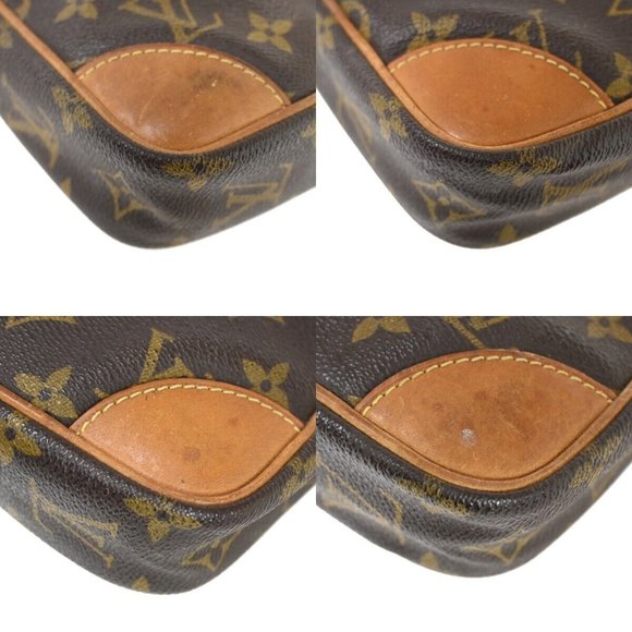 LOUIS VUITTON Danube Shoulder Bag Monogram Leather Brown France M45266 - Picture 2 of 16